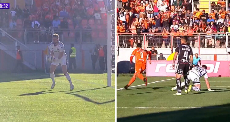 Fernando de Paul favoreció el gol de Cobreloa sobre Colo Colo.