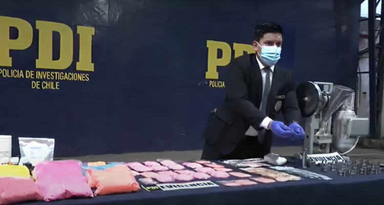 Desarticulan dos laboratorios de éxtasis en la RM: incautaron $25 millones en comprimidos