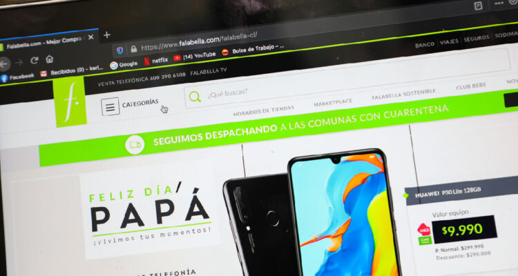 Página Web de Falabella