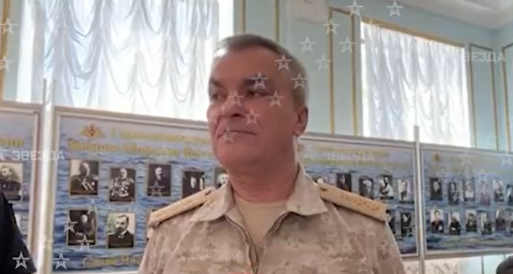 Rusia saca segundo video de comandante de Flota de Mar Negro para probar que está vivo