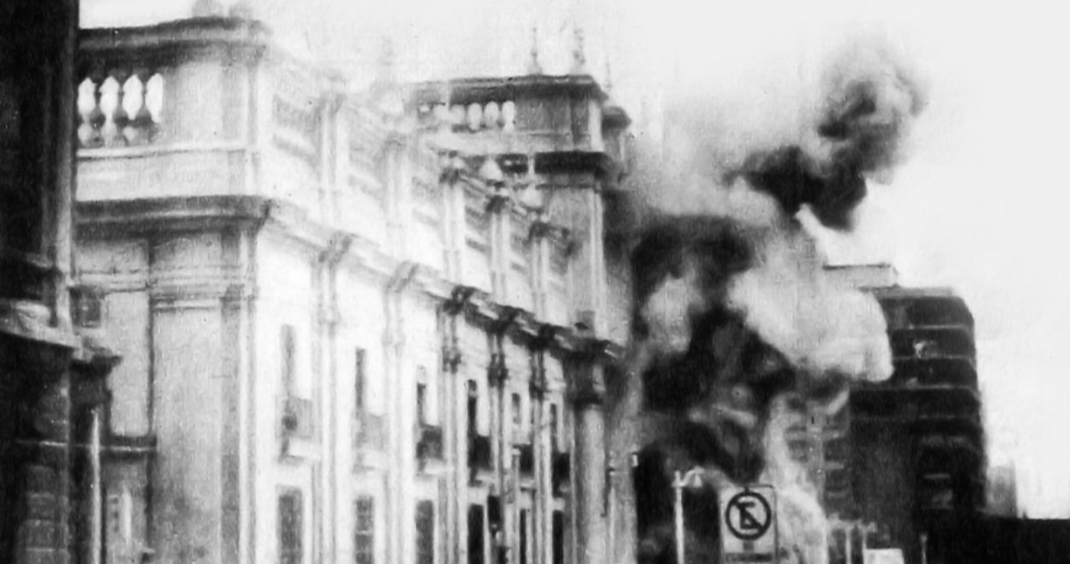 Bombardeo en la Moneda, 11 de septiembre de 1973.