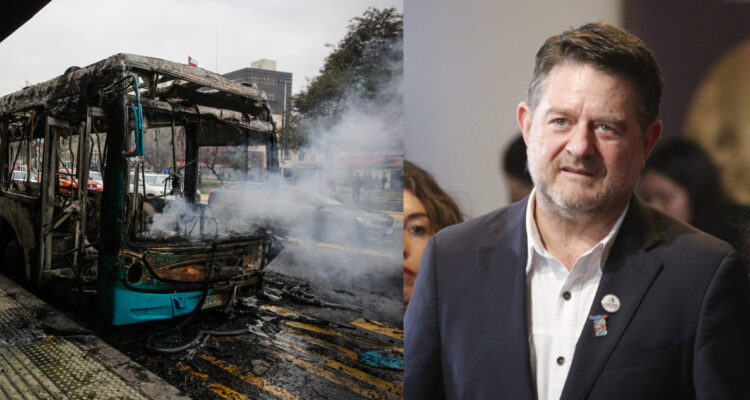 Orrego apunta a Ministerio Público y policías por no llevar a quienes queman busas ante la justicia