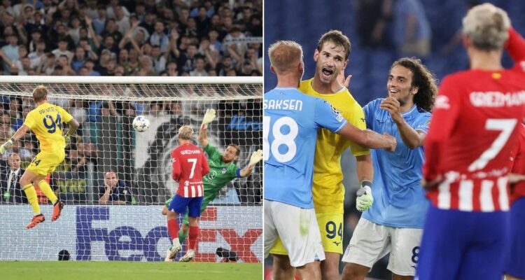 El golazo del arquero de Lazio, Ivan Provedel, que dejó con las ganas del triunfo al Atlético MAdrid