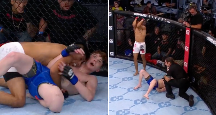 La brutal y grave lesión que sufrió un peleador debutante en las Artes Marciales Mixtas.