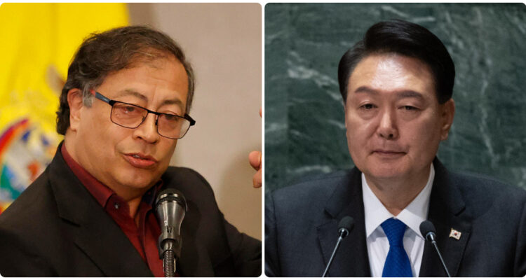 Gustavo Petro y Yoon Suk-yeol