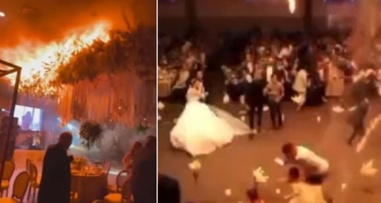 Incendio en boda en Irak