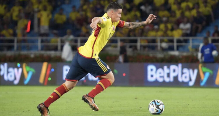 James Rodríguez preocupa Colombia
