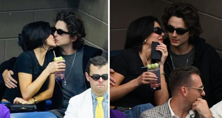 Kylie Jenner y Timothée Chalamet fueron captados a los besos durante la final del US Open 2023, confirmando una relación amorosa.