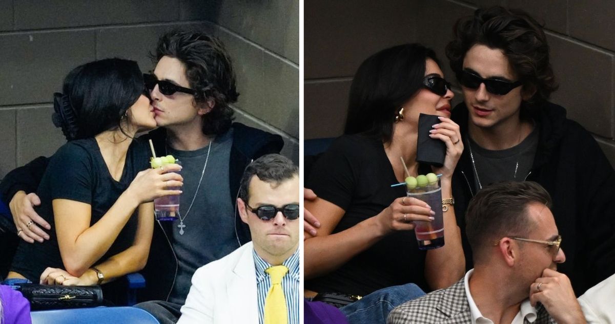 Kylie Jenner y Timothée Chalamet fueron captados a los besos durante la final del US Open 2023, confirmando una relación amorosa.