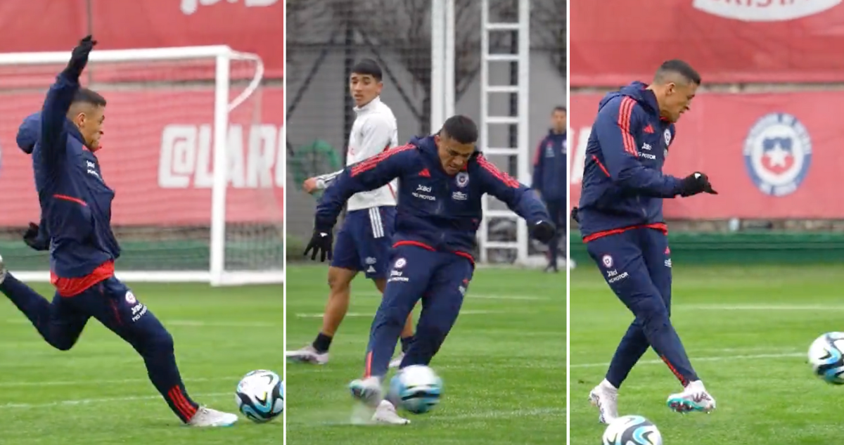 La Roja entrena don un activo Alexis Sánchez tras caer en debut en Eliminatorias