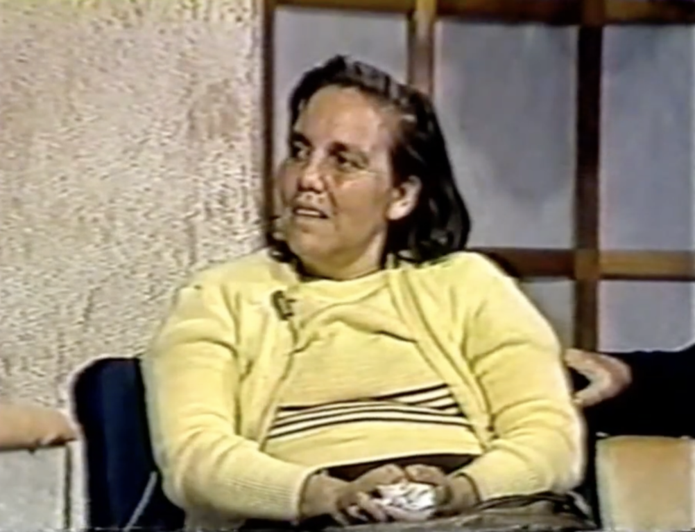 Leontina Espinoza en su primera entrevista en televisión