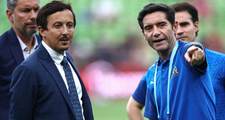 Pablo Longoria y Marcelino García