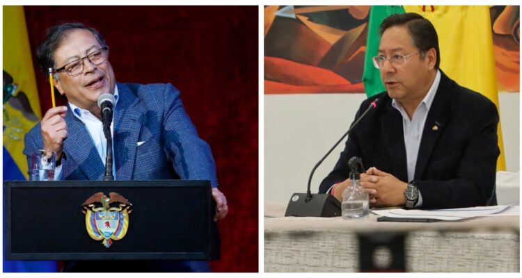 Gustavo Petro y Luis Arce.