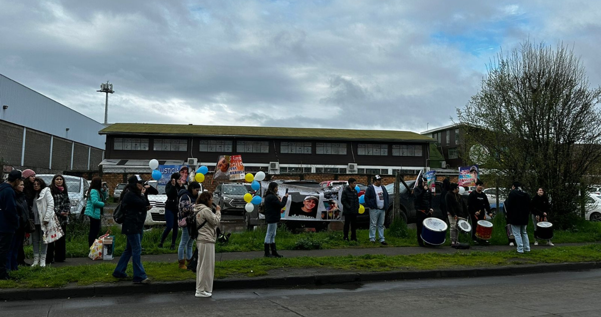 Manifestación por muerte de Sebastián Seguel