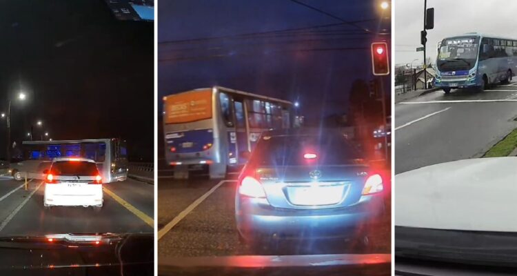 Tras el mortal accidente en San Pedro de la Paz, varios videos revelan las peligrosas maniobras que realizan los choferes de micro en el Gran Concepción.