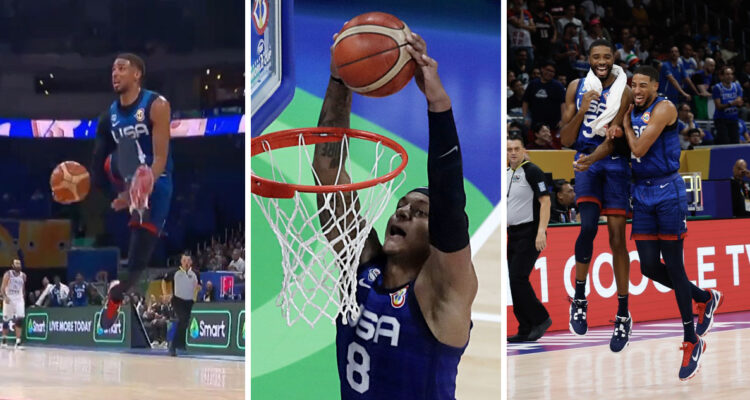 Estados Unidos le dio una paliza a Italia en Mundial de Baloncesto.