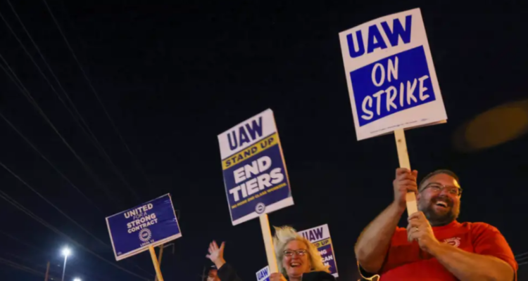 Huelga de fábricas automotoras de Estados Unidos