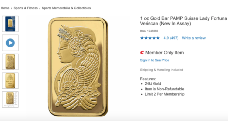 Cadena de supermercados de EEUU pone en venta lingotes de oro y genera un caos online entre clientes