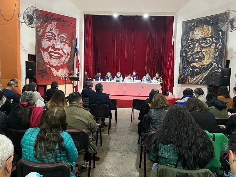 Comité Central del PC, donde eligieron nueva directiva