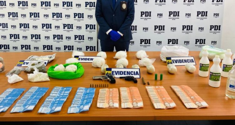 Desbaratan laboratorio de drogas en Arica: Incautaron dosis avaluadas en más de 1000 millones de pesos