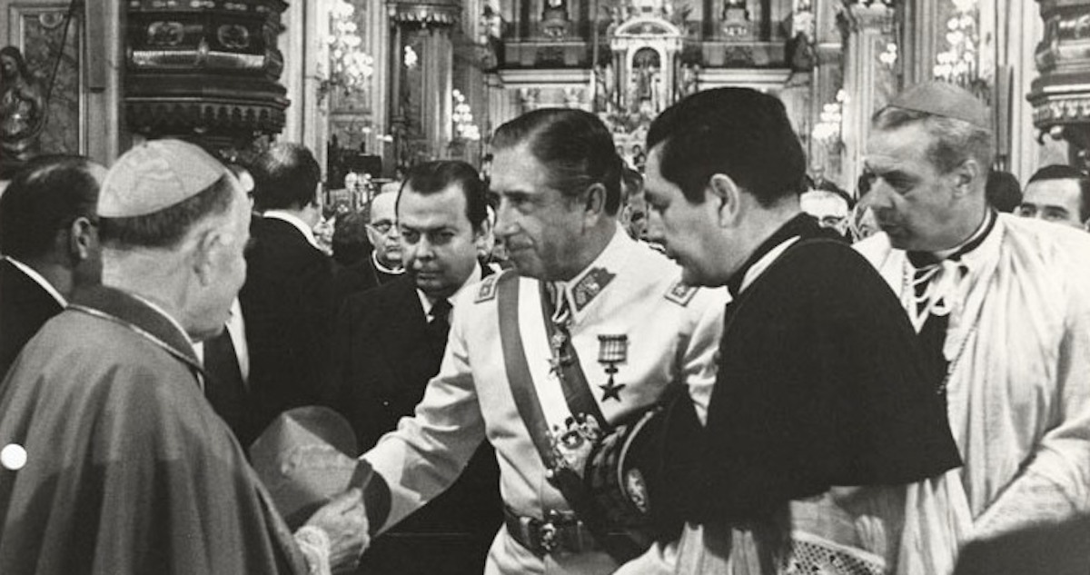 pinochet y cardenal silva henriquez