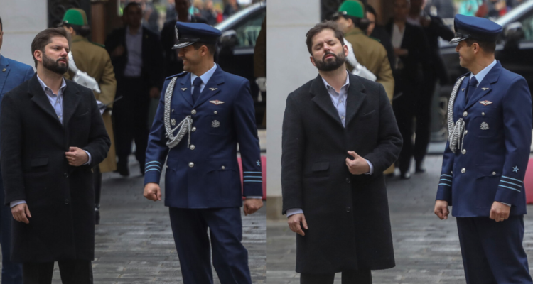 Usuarios se toman con humor curiosa reacción del Presidente Boric en La Moneda