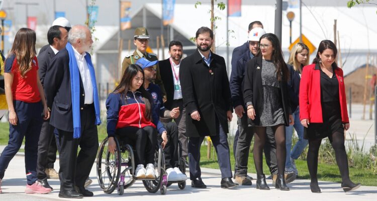 Presidente Gabriel Boric inauguró Villa Panamericana Santiago 2023.