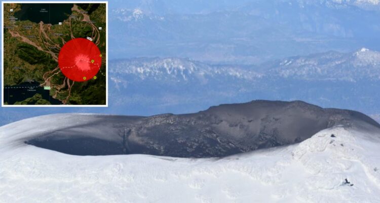 Familias se niegan a evacuar pese a orden por actividad de volcán Villarrica