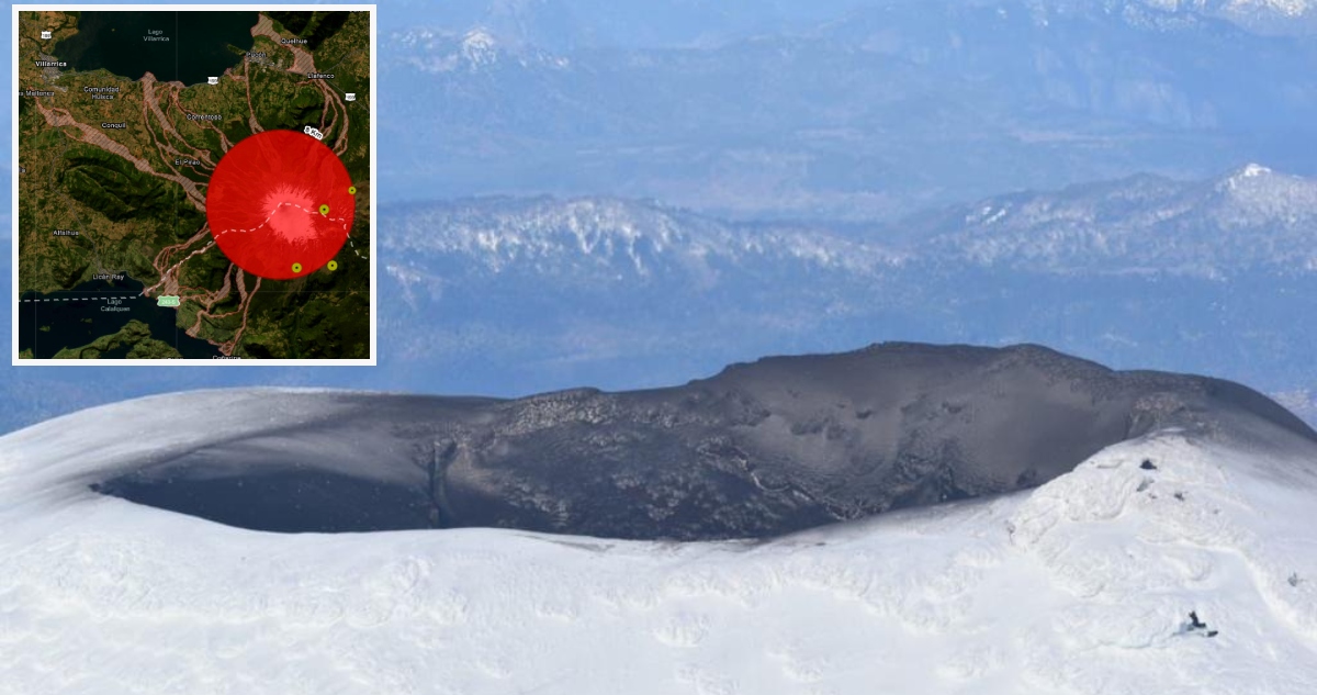 Familias se niegan a evacuar pese a orden por actividad de volcán Villarrica