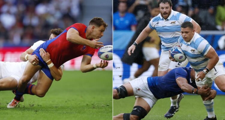 Los Cóndores de Chile y los Pumas de Argentina se enfrentan en Mundial de Rugby