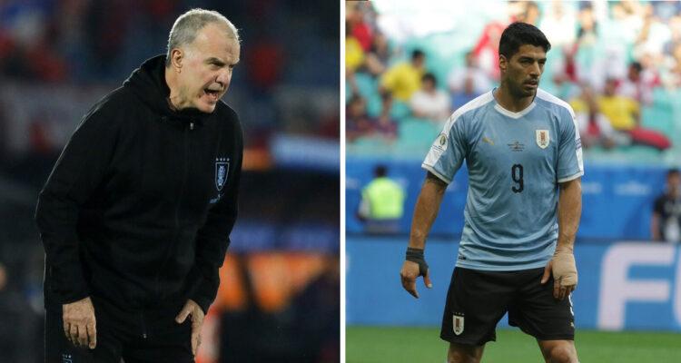 Marcelo Bielsa no quiere ni en pintura a Luis Suárez.