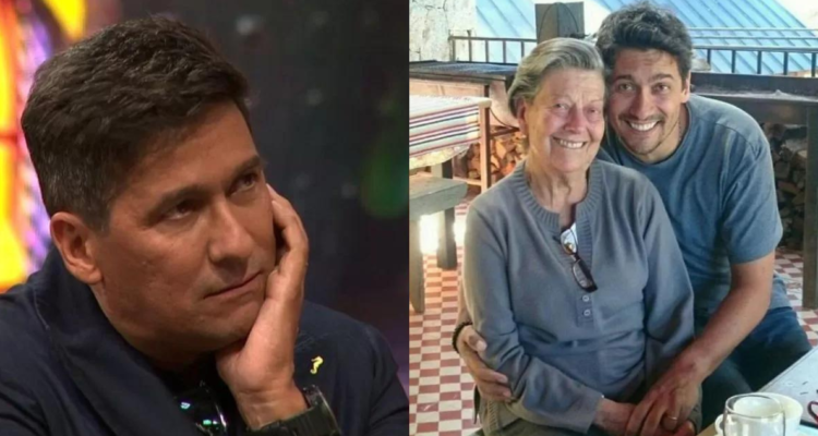 Rafael Araneda y su madre