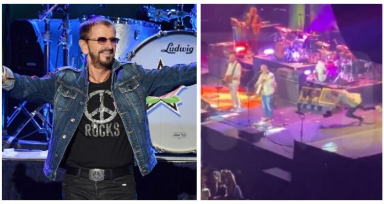 Ringo Starr sufre dura caída en pleno concierto: “Me caí sólo para decirlo”