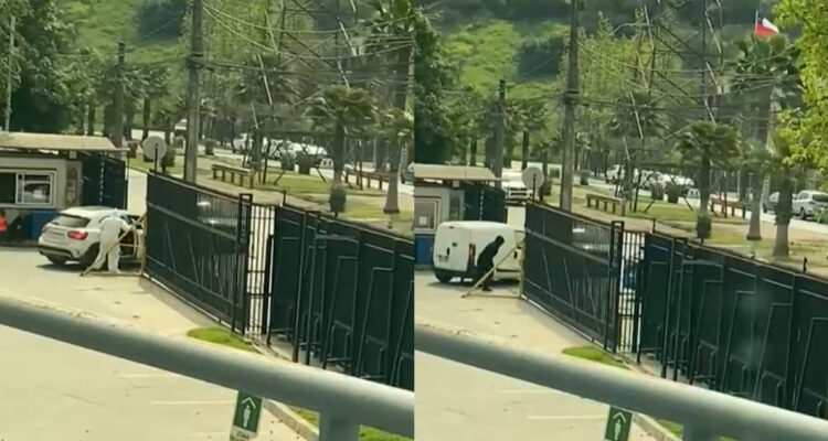 Ladrones huyen con disparos y barricadas tras robo de especies tecnológicas en bodega de Huechuraba