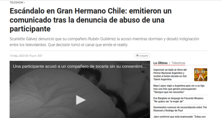 Polémica de Rubén en prensa argentina