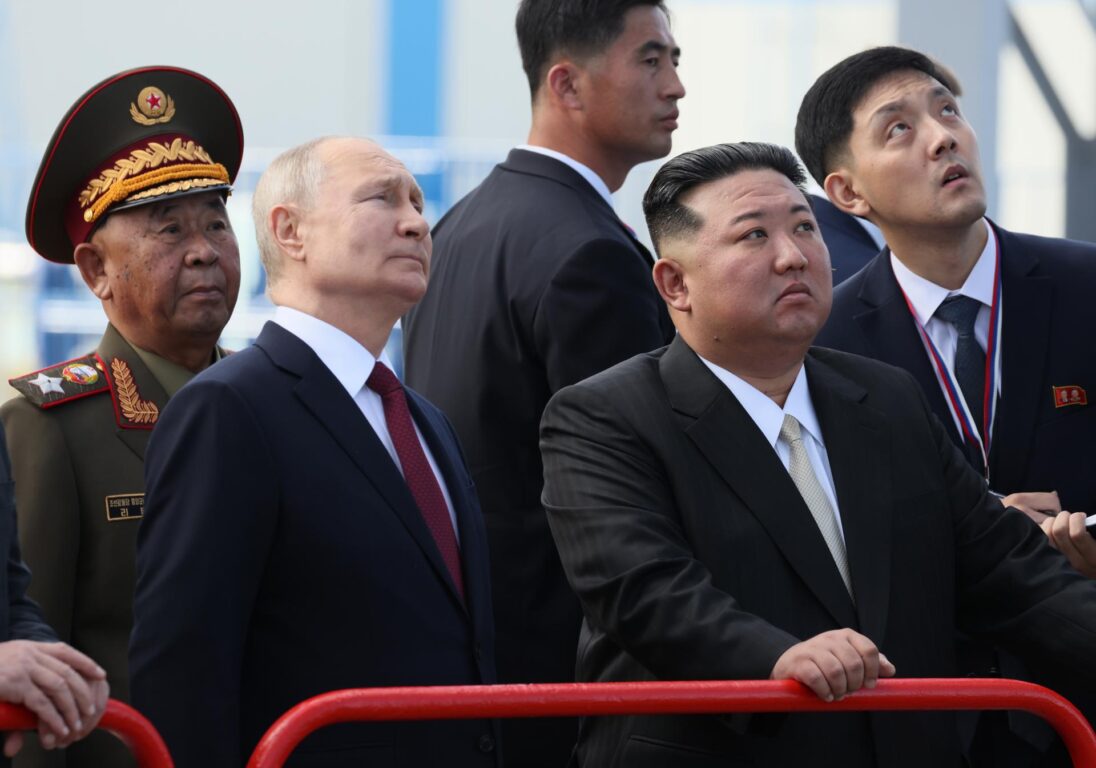 Vladimir Putin y Kim Jong-un