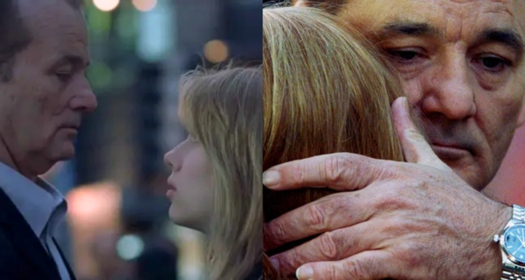 Capturas de la película Perdidos en Tokio de Scarlett Johansson y Bill Murray