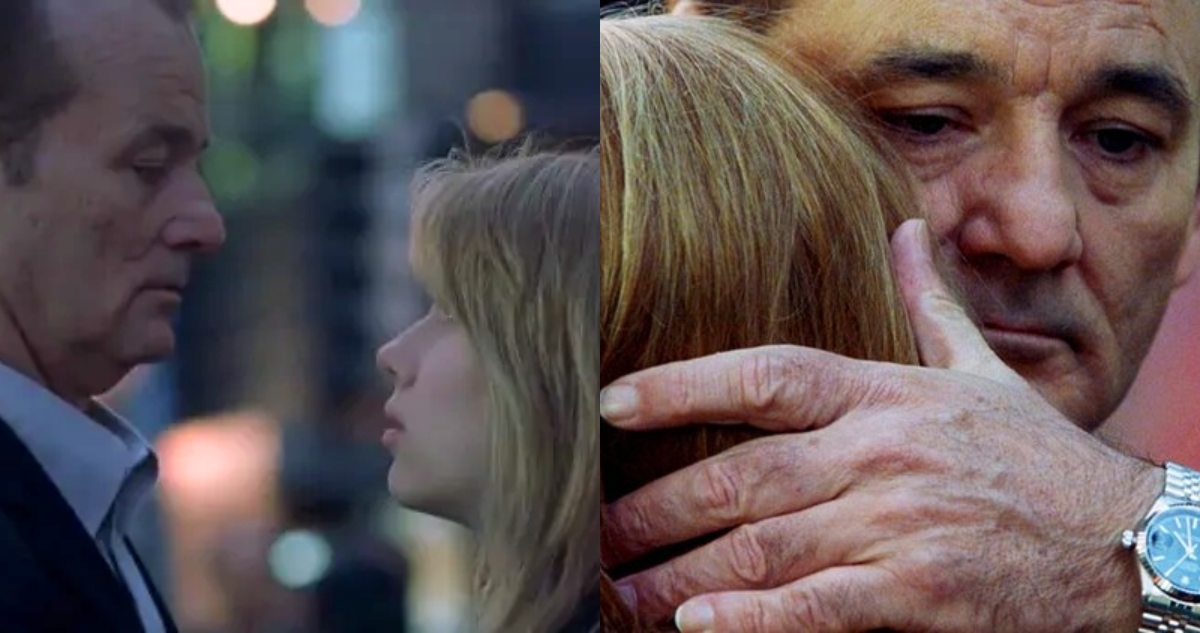 Capturas de la película Perdidos en Tokio de Scarlett Johansson y Bill Murray