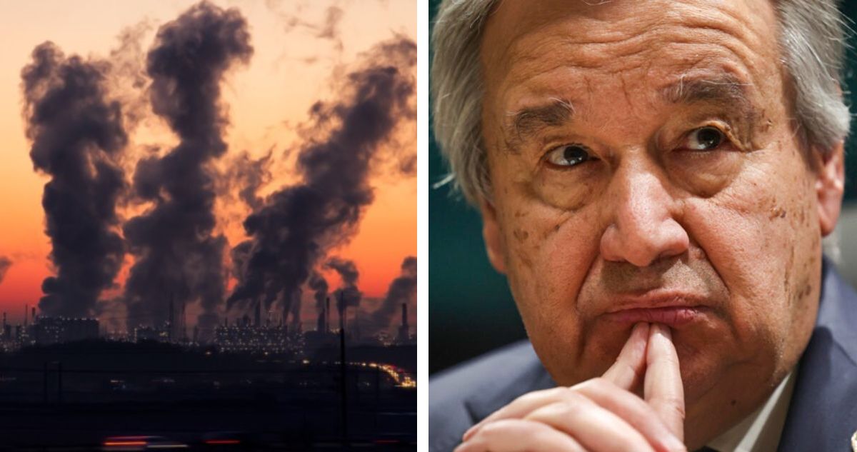Colapso climático ya comenzó según Antonio Guterres jefe de la ONU, tras trimestre más caluroso jamás registrado en la historia del Planeta Tierra.