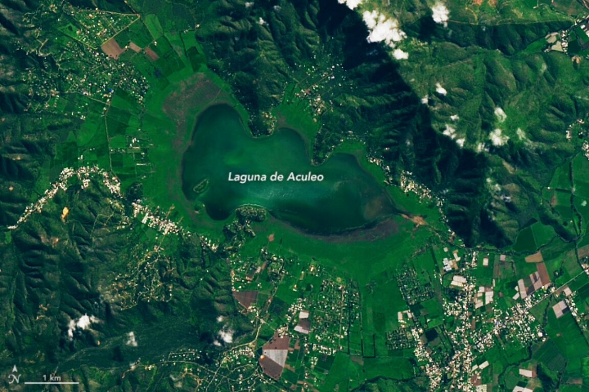 La NASA lo confirma desde el espacio: laguna de Aculeo vuelve a la vida tras lluvioso invierno