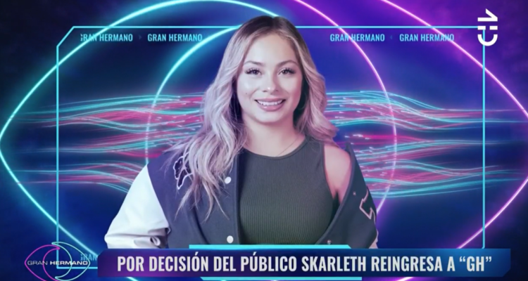 Skarleth es elegida por el público y se convierte en la sexta y última jugadora que reingresará a GH