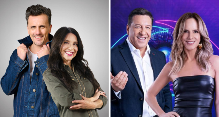 Fotografía promocional de Tierra Brava y de Gran Hermano en referencia a la competencia de reality shows