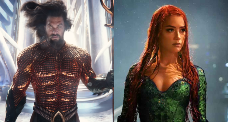Captura del tráiler Aquaman: el reino perdido’ y de Amber Heard en la primera película