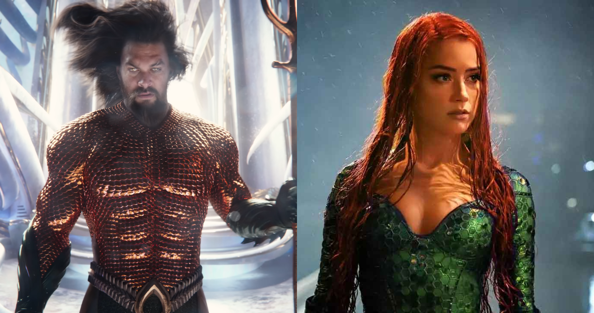 Captura del tráiler Aquaman: el reino perdido’ y de Amber Heard en la primera película