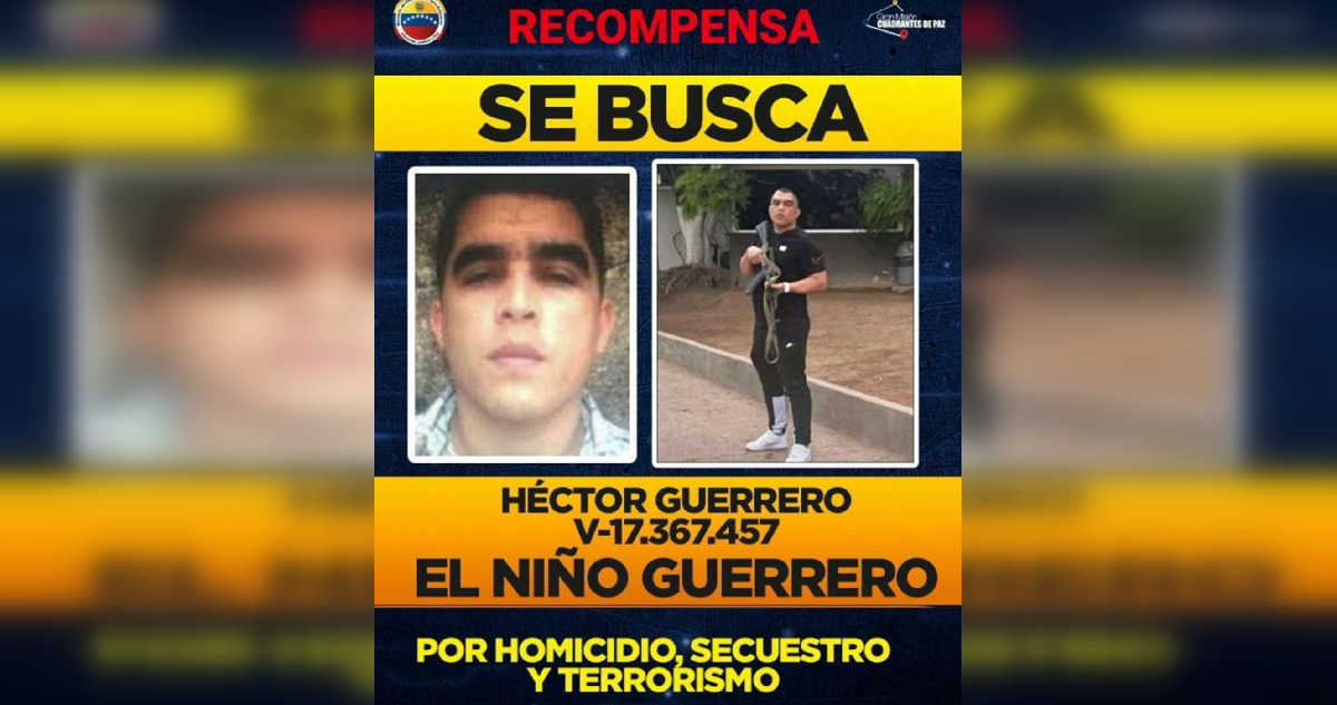 Se busca Héctor "Niño" Guerrero.