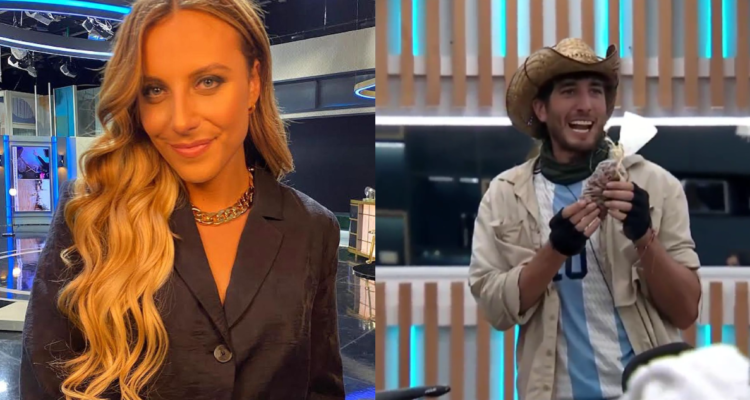 Trini Cerda (izquierda) y Fede Farrel en Gran Hermano