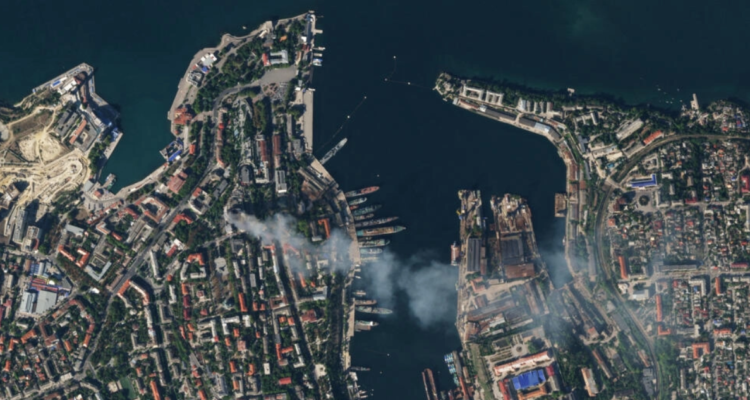 Ucrania ataca la flota rusa en el Mar Negro