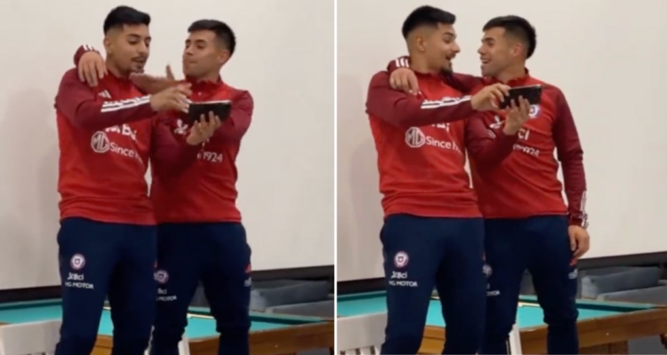 Williams Alarcón y Alexander Aravena se lucen cantando Ella y Yo en el ‘Bautizo’ de La Roja.