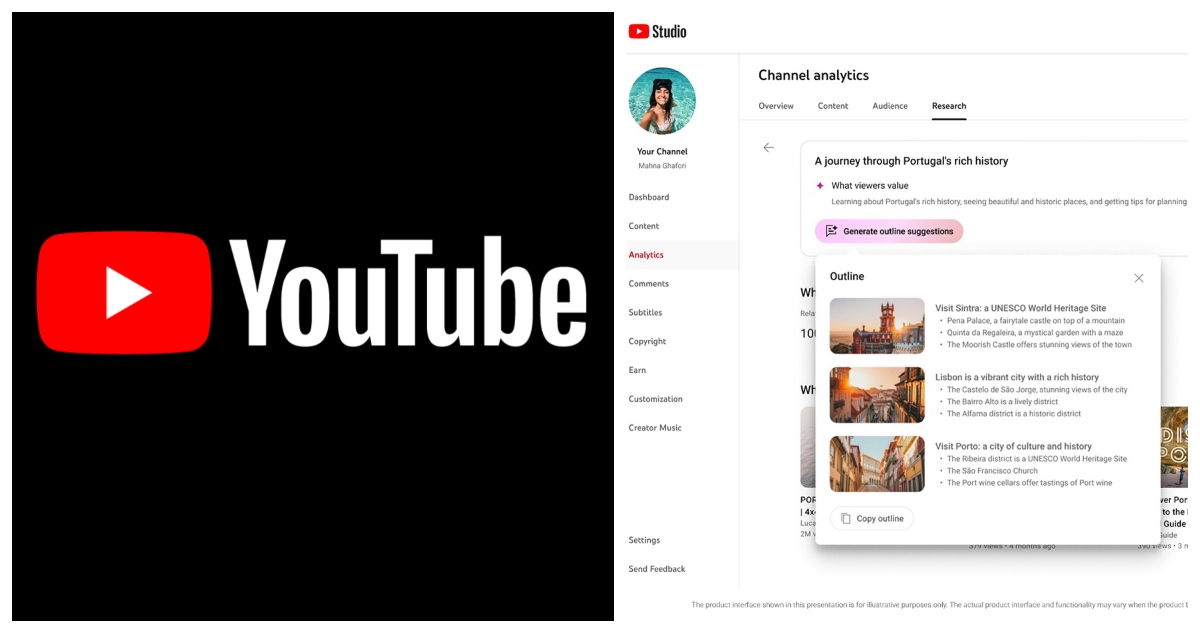 YouTube entra al mundo de las IA con nuevas herramientas gratuitas de edición