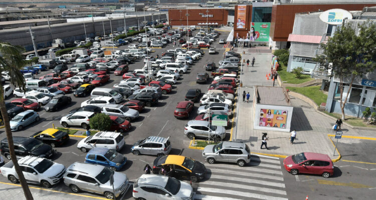 Vista aérea del Mall Zofri